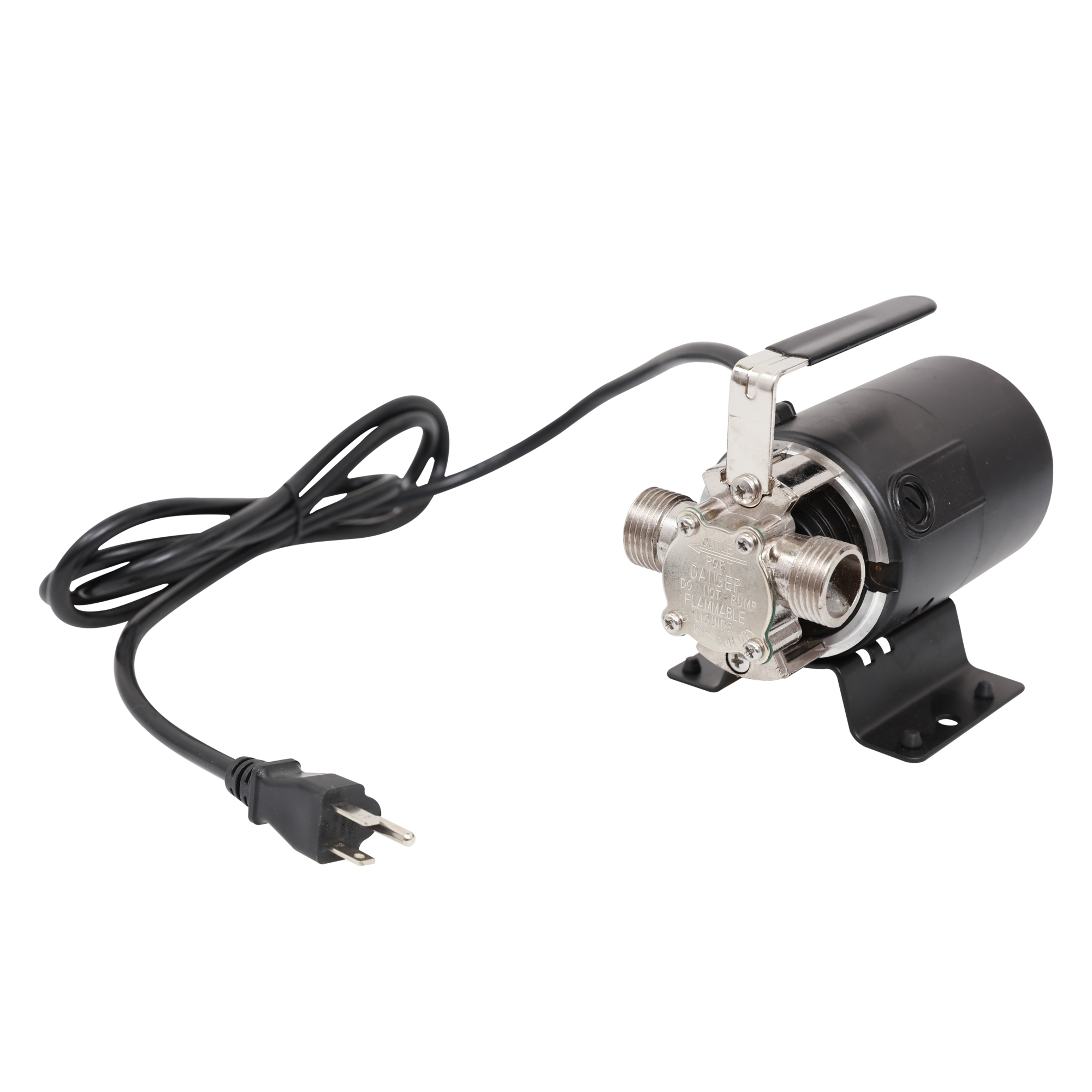 Pump Industrial Utility Transfer Pump — 120V, 11 GPM, 330 Gal Tank Capacity, 72in. Hose, Model# 2A-TP001